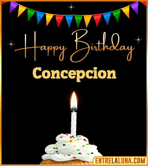 GiF Happy Birthday Concepcion
